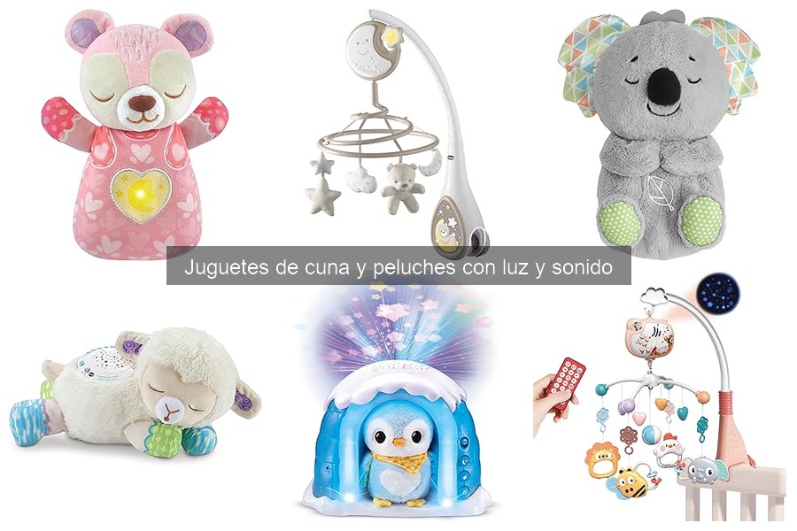 Beneficios de los juguetes de cuna con luz y sonido