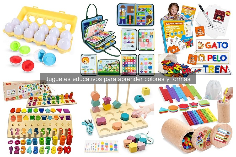Beneficios de los juguetes educativos para aprender colores y formas