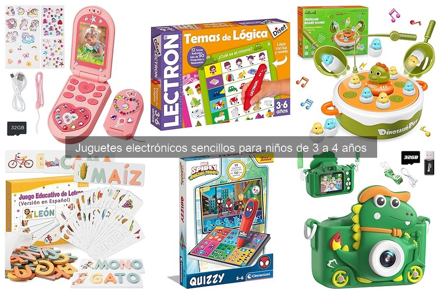 Beneficios de los juguetes electrónicos para niños de 3 a 4 años
