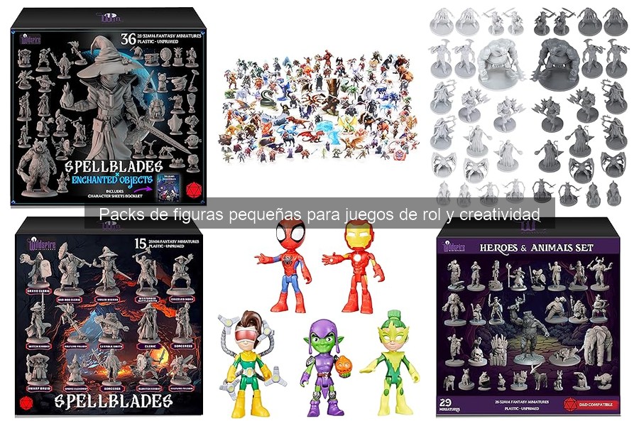 Beneficios de los packs de figuras pequeñas en el desarrollo infantil