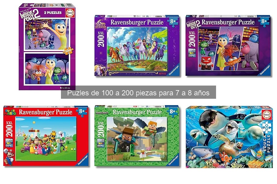 Beneficios de los puzles para niños de 7 a 8 años