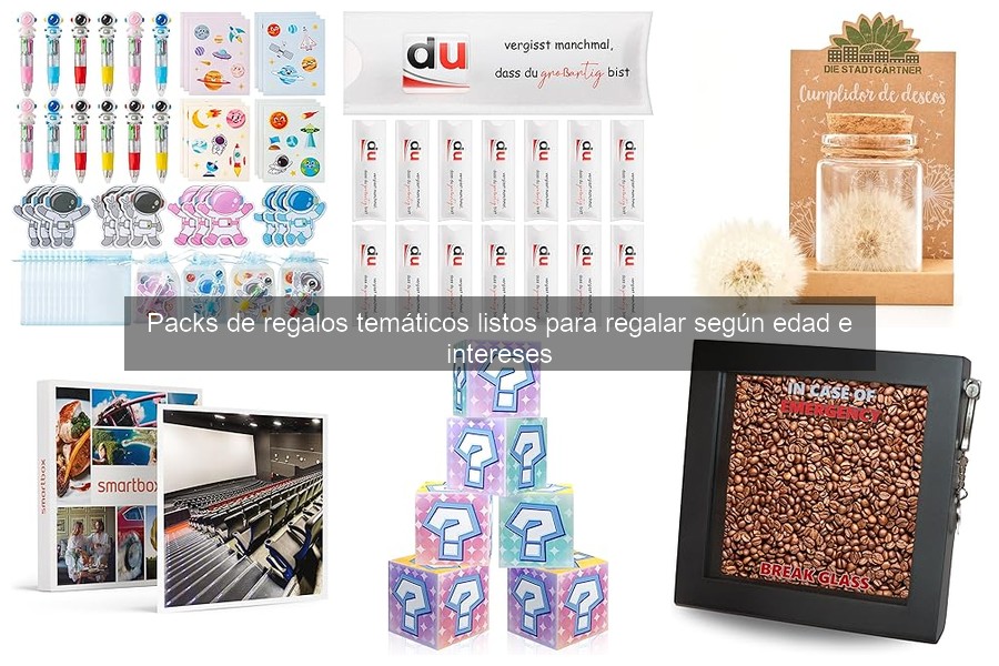 Beneficios de regalar un pack de regalo temático para niños