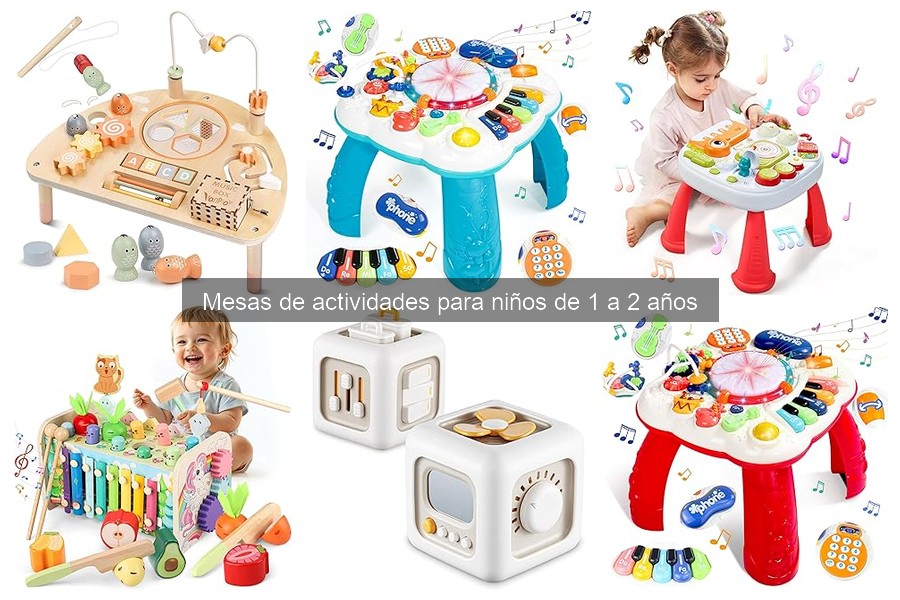 Cambios en el desarrollo infantil jugando con mesas de actividades