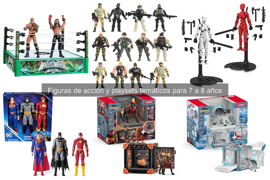 Características esenciales de playsets para niños de 7 a 8 años