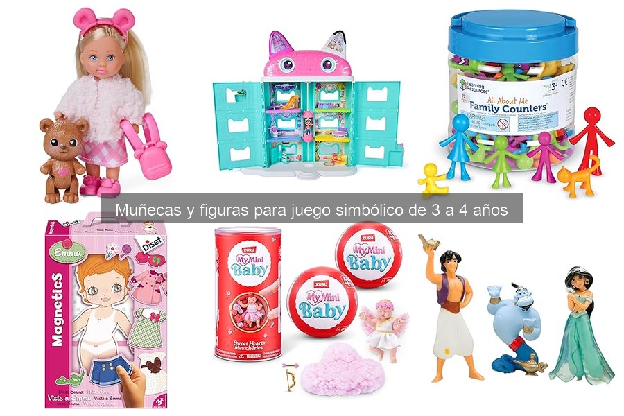Características ideales de muñecas para niños de 3 a 4 años
