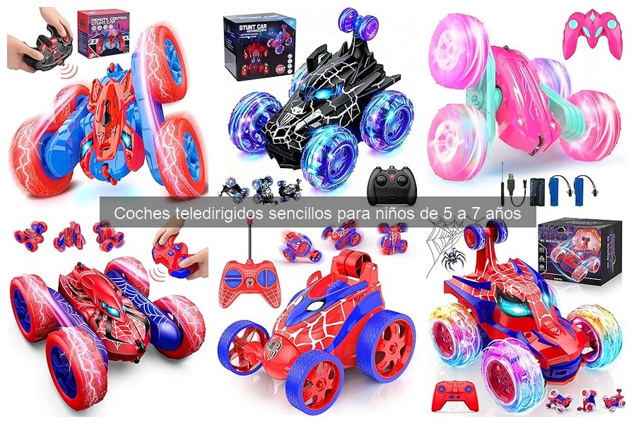Coches teledirigidos ideales para niños de 5 a 7 años