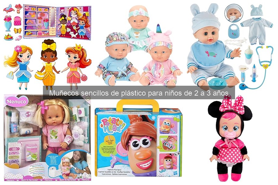 Cómo cuidar muñecos de plástico para niños de 2 a 3 años