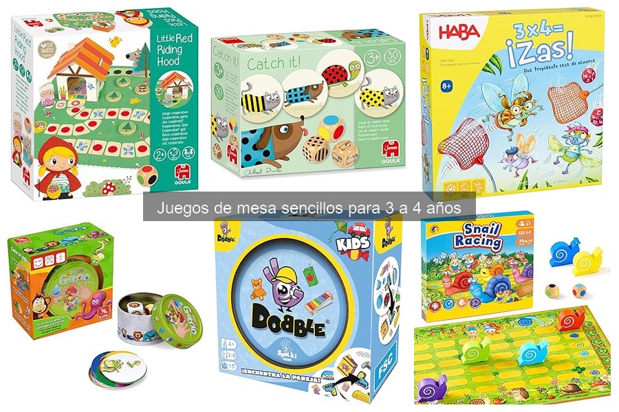 Cómo cuidar y mantener juegos de mesa para niños de 3 a 4 años