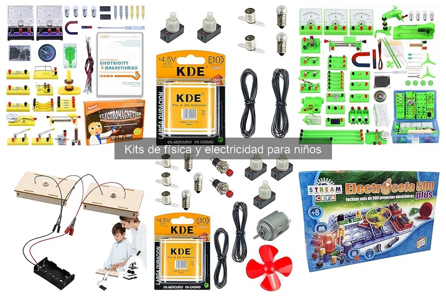 Cómo cuidar y mantener kits de física y electricidad para niños