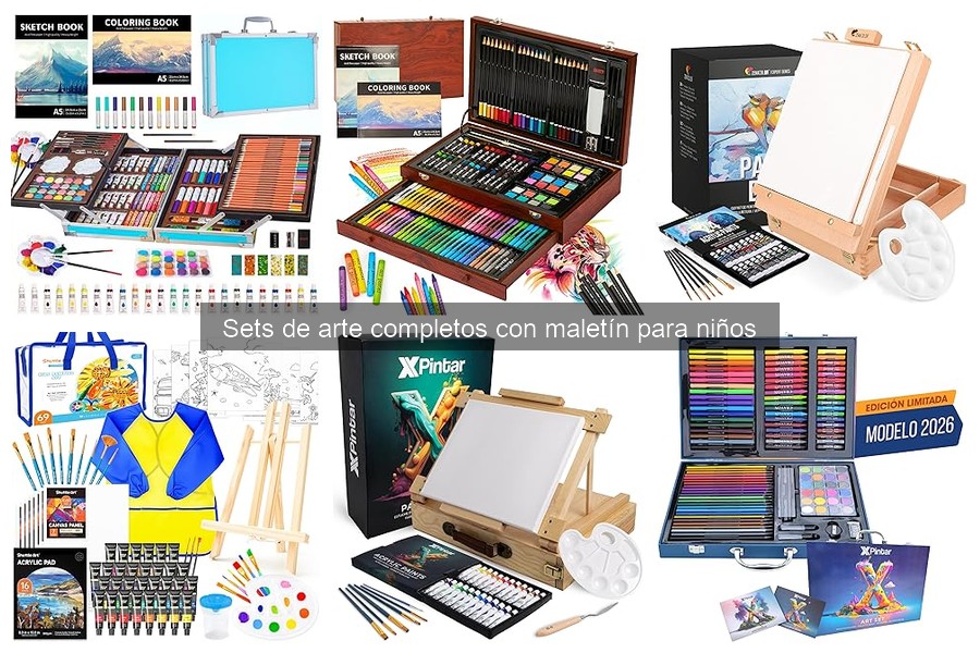Cómo cuidar y mantener sets de arte para niños