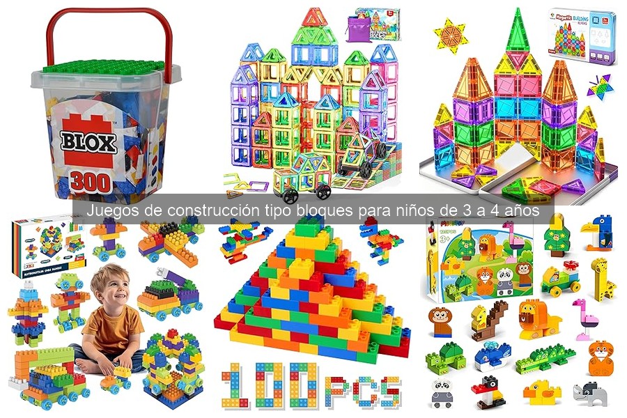 Cómo elegir bloques de construcción para niños de 3 a 4 años