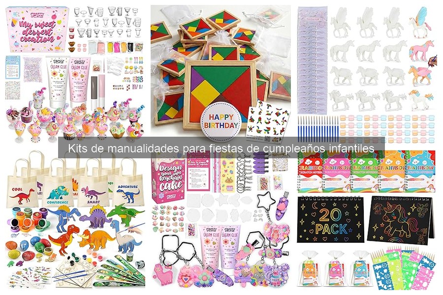 Cómo elegir el mejor kit de manualidades para cumpleaños infantiles