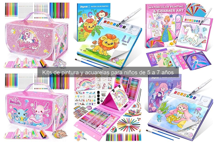 Cómo elegir el mejor kit de pintura para niños de 5 a 7 años