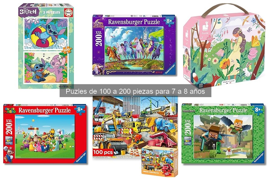 Cómo elegir el mejor puzle de 100 a 200 piezas para niños