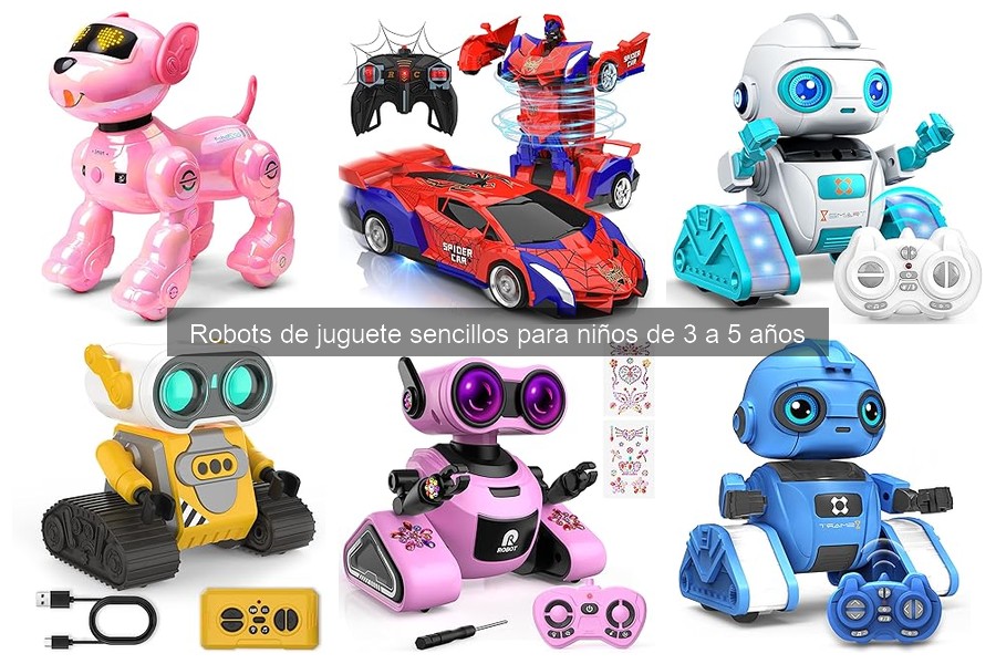 Cómo elegir el mejor robot de juguete para niños de 3 a 5 años