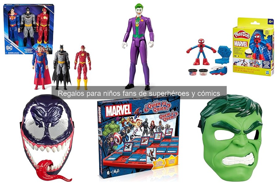 Cómo elegir el regalo ideal de superhéroes para niños