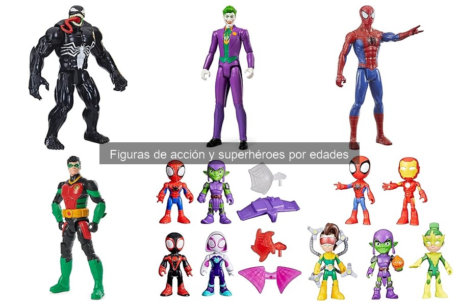 Cómo elegir figuras de acción para niños de 7 a 10 años