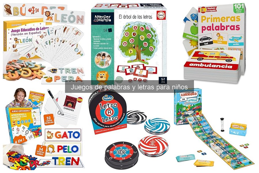Cómo elegir juegos de palabras y letras para niños