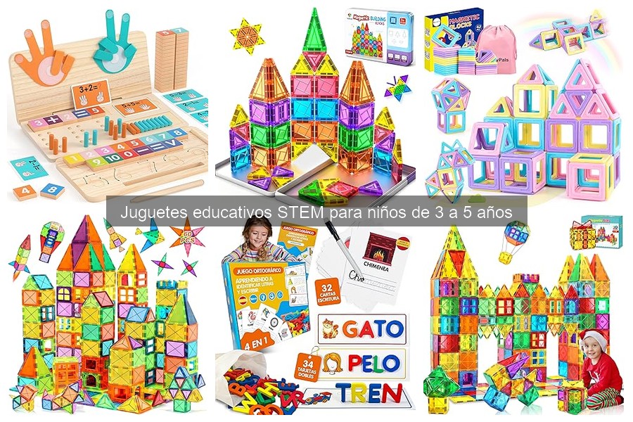 Cómo elegir juguetes educativos STEM para niños de 3 a 5 años