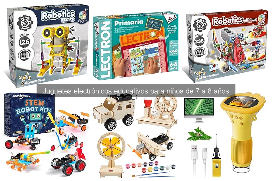 Cómo elegir juguetes electrónicos educativos para niños de 7 a 8 años