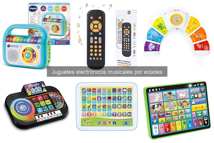 ** Cómo elegir juguetes electrónicos musicales por edad