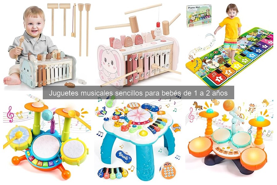 Cómo elegir juguetes musicales para bebés de 1 a 2 años