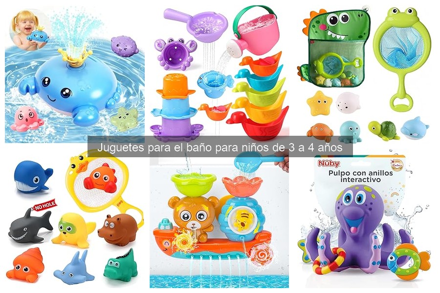 Cómo Elegir Juguetes para el Baño para Niños de 3 a 4 Años