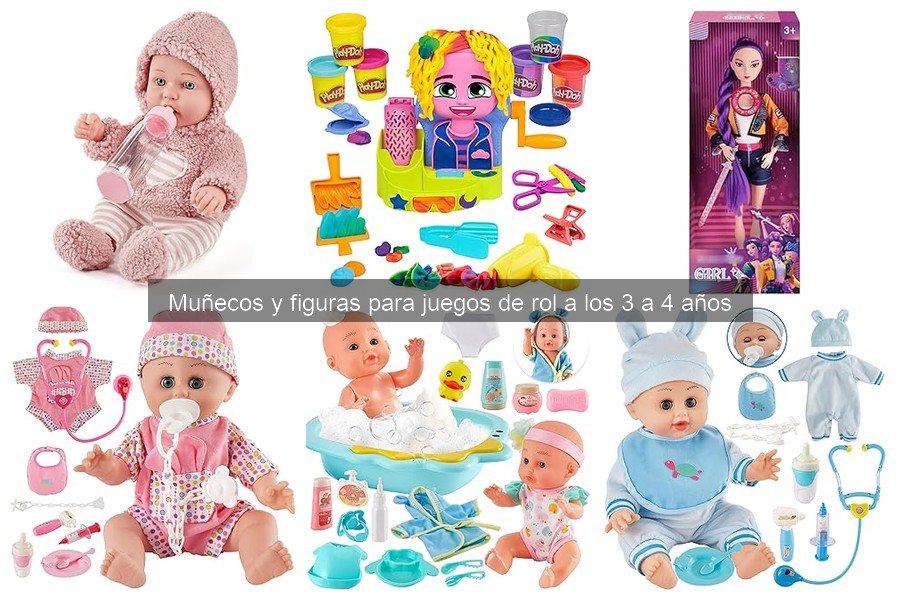 Cómo elegir muñecos y figuras para juegos de rol (3-4 años)