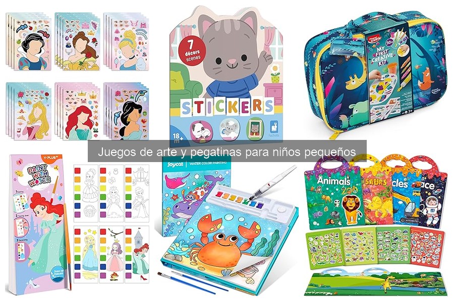 Cómo limpiar y mantener juegos de arte y pegatinas para niños