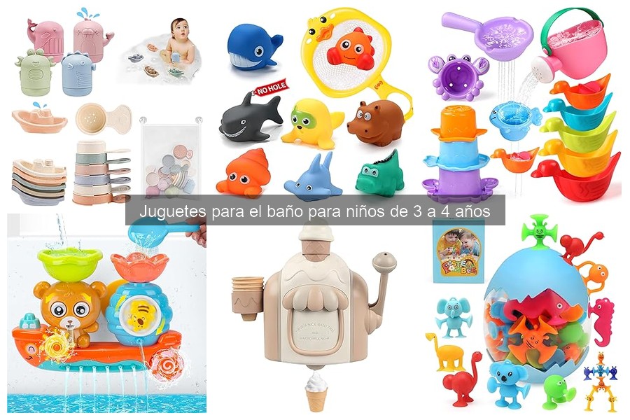 Cómo limpiar y mantener juguetes para el baño de niños