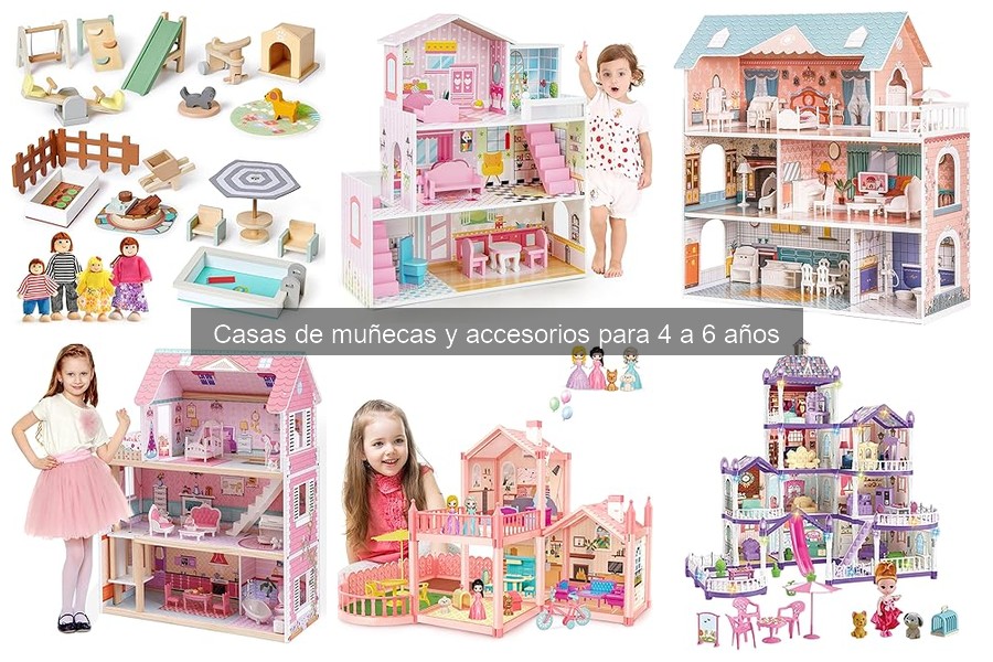 Cómo mantener y limpiar casas de muñecas para 4-6 años