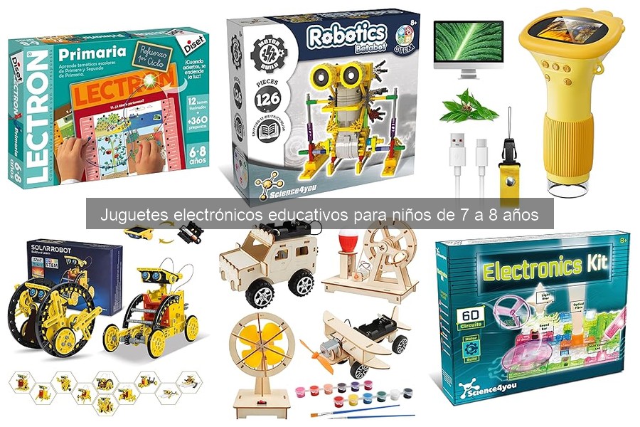 Cómo usar juguetes electrónicos educativos para niños de 7 a 8 años
