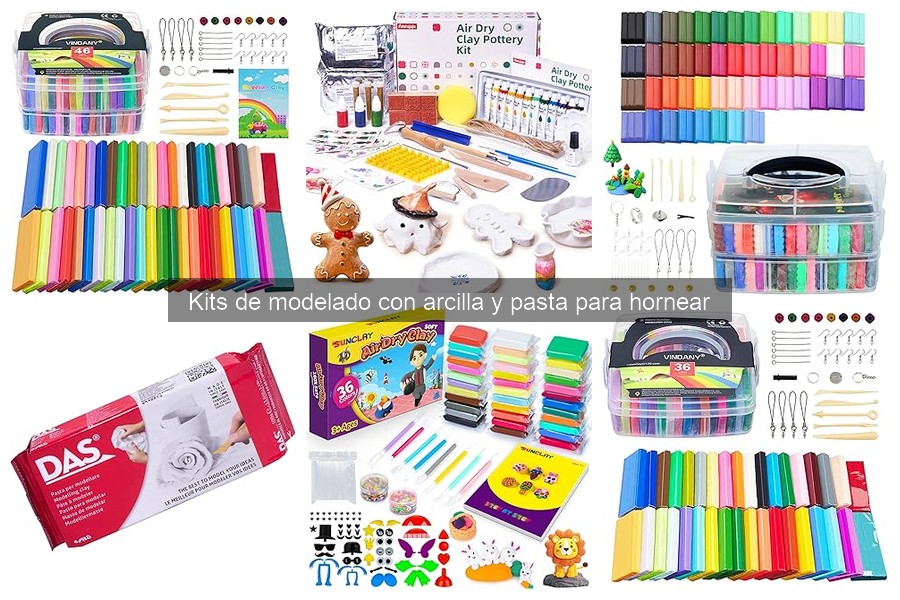 Cómo usar kits de modelado con arcilla y pasta para hornear