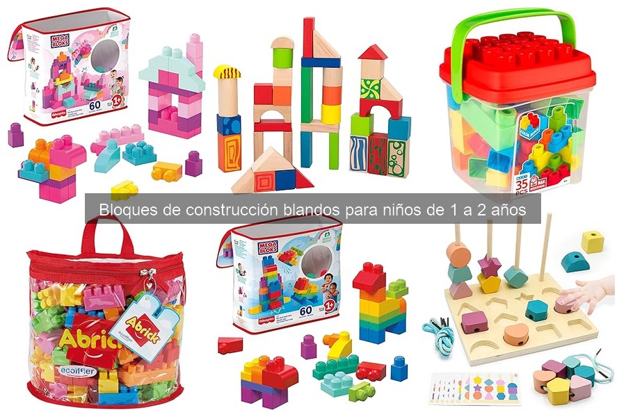 Comparativa de bloques de construcción blandos para niños