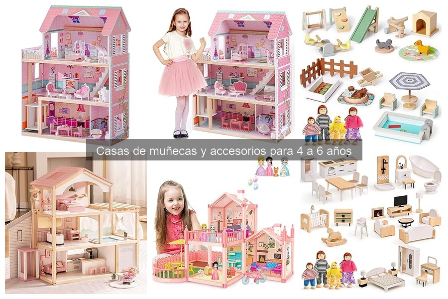 Comparativa de casas de muñecas populares para niños