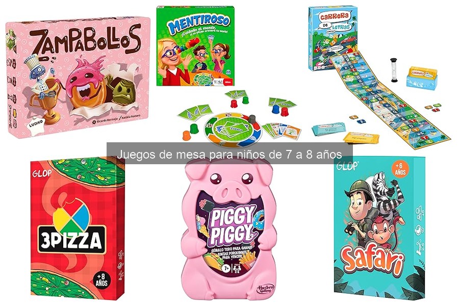 Comparativa de Juegos de Mesa para Niños de 7 a 8 Años