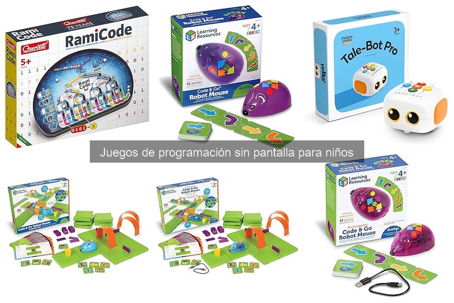 Comparativa de Juegos de Programación sin Pantalla 2023