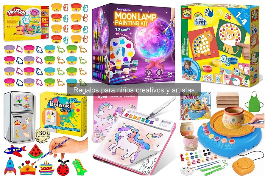 Comparativa de juguetes artísticos para niños creativos