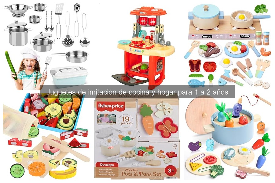Comparativa de Juguetes de Imitación de Cocina para Niños