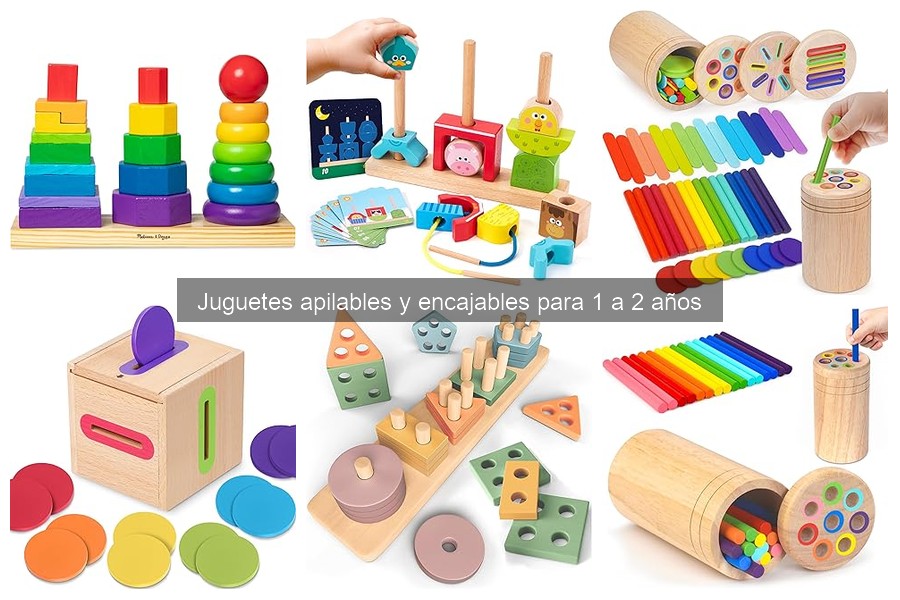 Comparativa de Juguetes Encajables para Niños de 1 a 2 Años