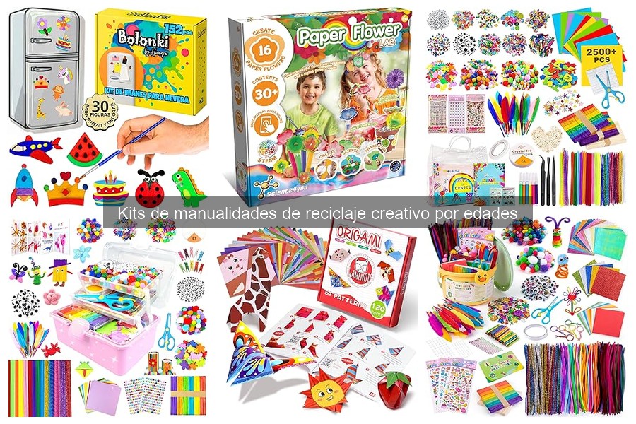 Comparativa de Kits de Manualidades de Reciclaje para Niños
