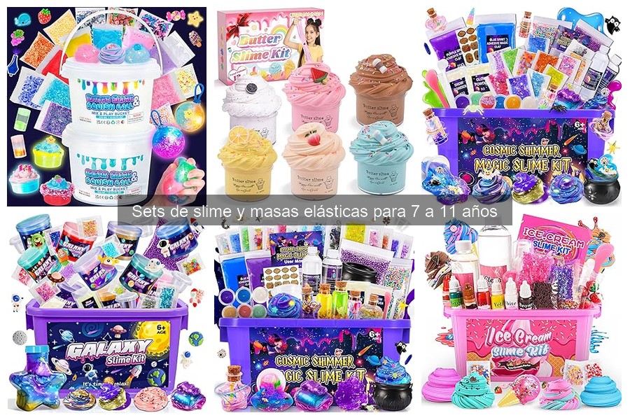 Comparativa de las mejores marcas de slime para niños