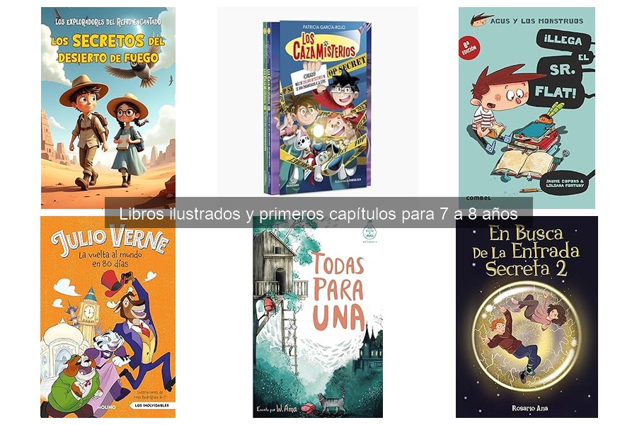 Comparativa de Libros Ilustrados Populares para Niños de 8 Años