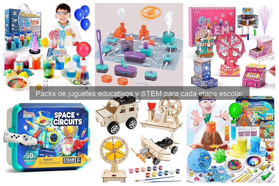 Comparativa de los mejores packs de juguetes educativos STEM