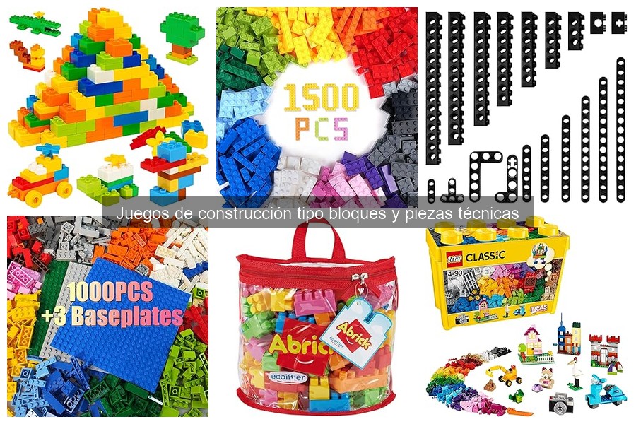Comparativa de marcas de juegos de construcción para niños