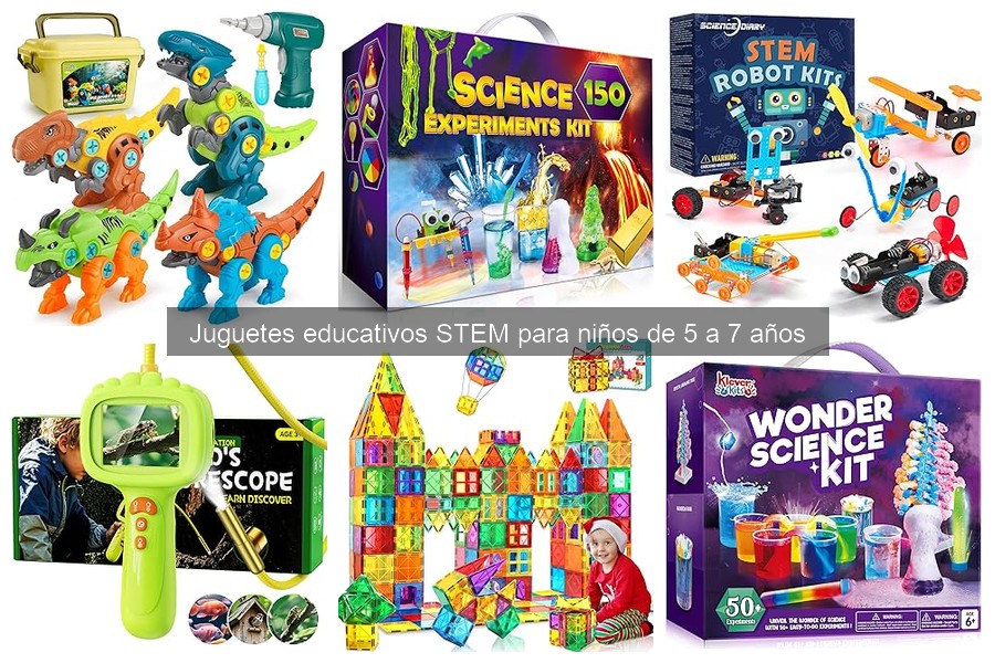 ** Comparativa de marcas de juguetes educativos STEM para niños de 5 a 7 años