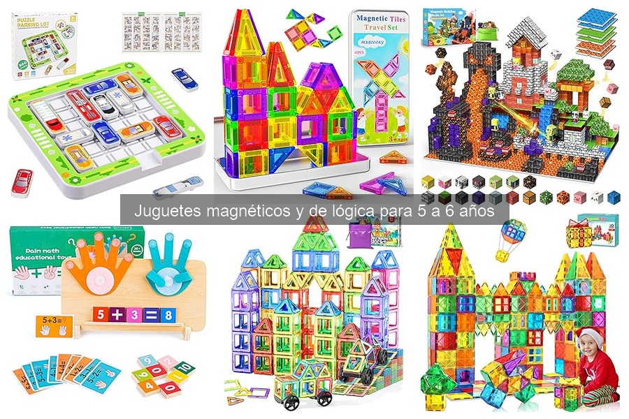 Comparativa de marcas de juguetes magnéticos para niños de 5 a 6 años