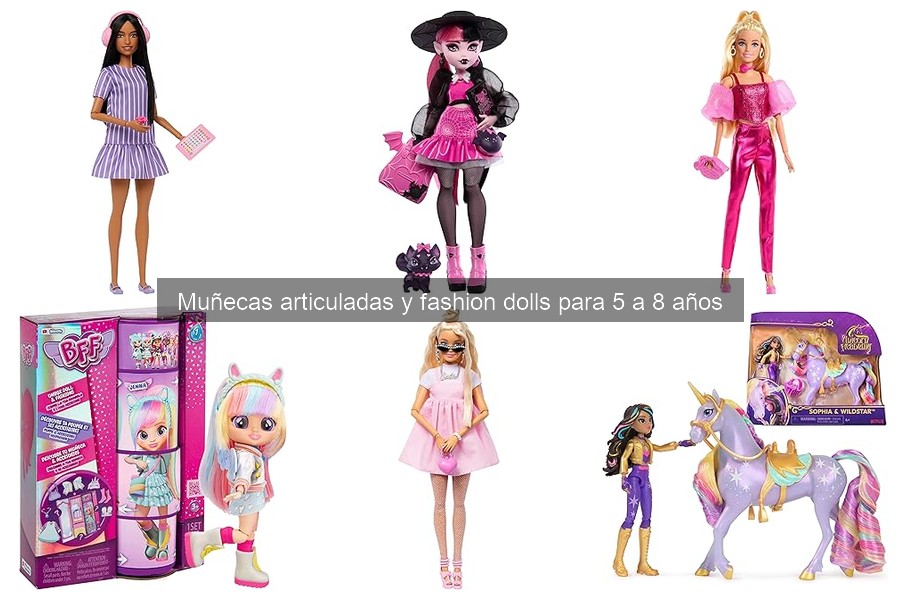 Comparativa de Muñecas Fashion Dolls por Marcas