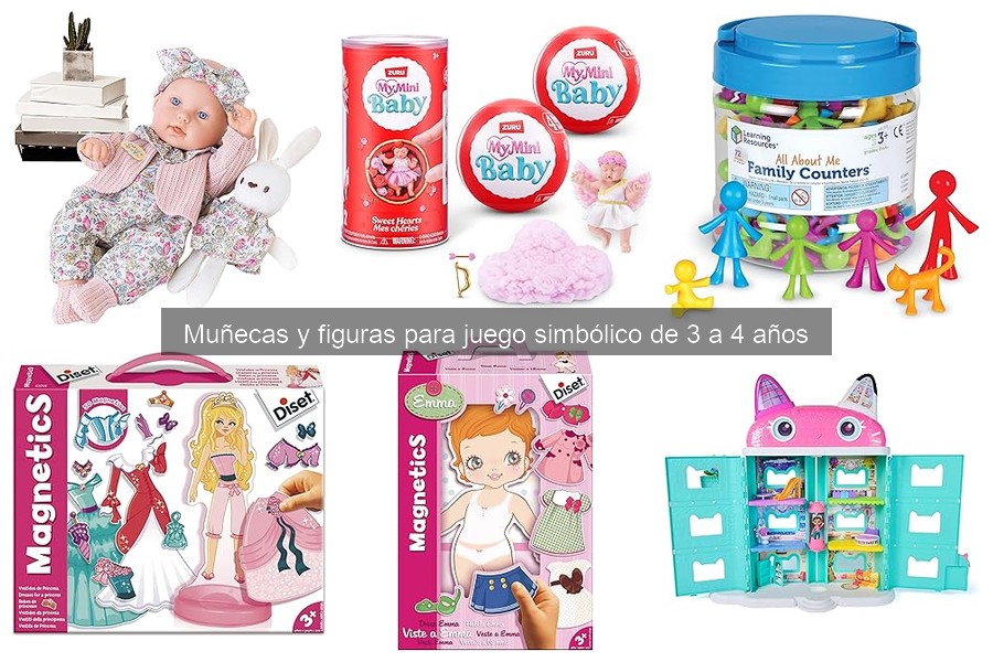 Comparativa de muñecas populares para niños de 3 a 4 años