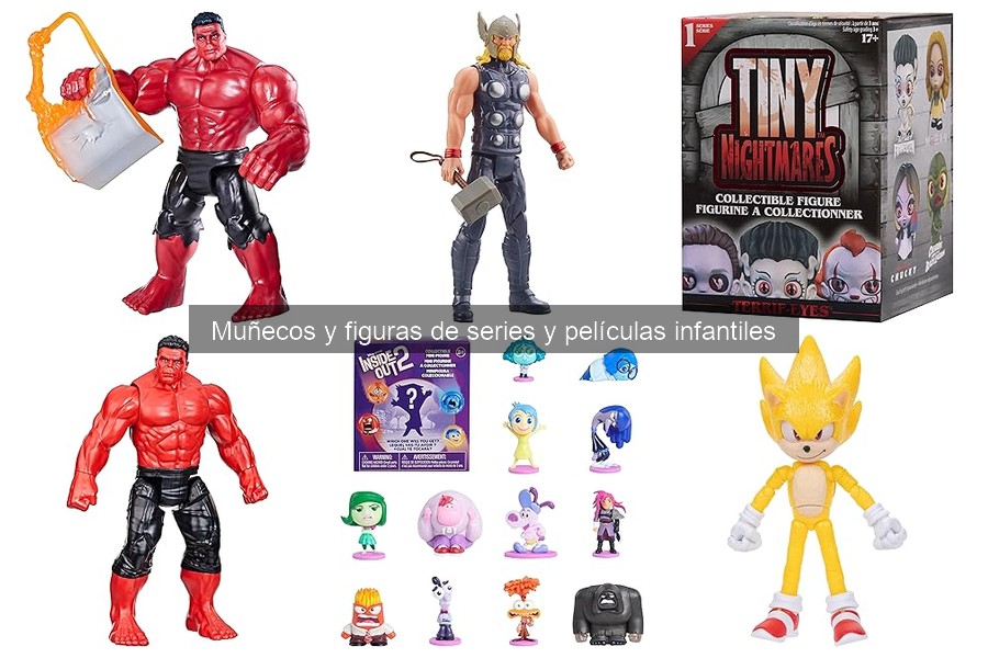 Comparativa de muñecos: series animadas vs. películas infantiles